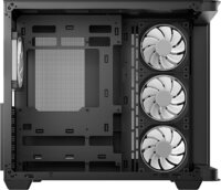DeepCool CG530U 4F Midi Torony Számítógépház + 4db 120mm ARGB Ventilátor - Fekete