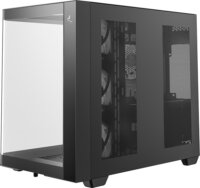 DeepCool CG530U 4F Midi Torony Számítógépház + 4db 120mm ARGB Ventilátor - Fekete