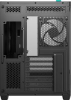 DeepCool CG530U 4F Midi Torony Számítógépház + 4db 120mm ARGB Ventilátor - Fekete
