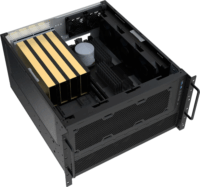 SilverStone SST-RM600 6U Rack Szerver Ház 43,8 x 26,5 x 52,2 cm - Fekete
