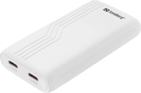 Sandberg 441-68 2x USB-C 4in1 Hálózati Utazó Gyorstöltő Adapter 65W - Fehér