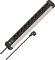 Brennenstuhl Premium Túlfeszültség védő elosztó 10 aljzatos 3m - Fekete