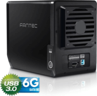 FANTEC QB-35US3-6G 4x3,5" USB 3.2 Külső HDD ház - Fekete