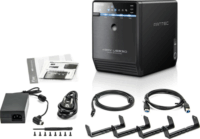 FANTEC QB-35US3-6G 4x3,5" USB 3.2 Külső HDD ház - Fekete