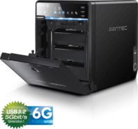FANTEC QB-35US3-6G 4x3,5" USB 3.2 Külső HDD ház - Fekete