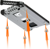 Icy Dock MB998IP-B 8x 2,5" SSD/HDD Külső Rack - Fekete