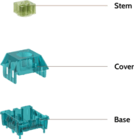 Keychron G151 Switch mechanikus billentyű nyomógomb Tárolódoboz - Világoskék