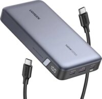 UGREEN PB205 Powerbank USB-C Kábellel 25000mAh 145W - Szürke