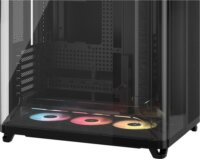 Corsair AIR 5400 RS-R ARGB Midi Torony Számítógépház + 3db 120mm ARGB ventilátor - Fekete