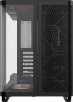 Corsair AIR 5400 RS-R ARGB Midi Torony Számítógépház + 3db 120mm ARGB ventilátor - Fekete