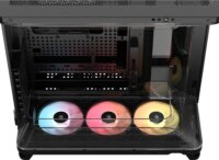 Corsair AIR 5400 RS-R ARGB Midi Torony Számítógépház + 3db 120mm ARGB ventilátor - Fekete