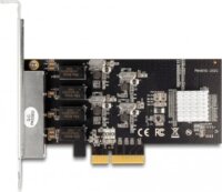 DeLOCK 88618 4x RJ45 Gigabit LAN PCIe x4 Hálózati kártya