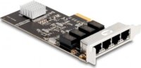 DeLOCK 88618 4x RJ45 Gigabit LAN PCIe x4 Hálózati kártya