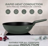 Berlinger Haus BH/8158N Wok serpenyő 28cm - Matt zöld