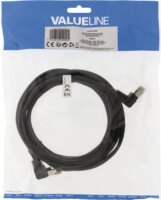 Nedis Valueline VLCP85127B30 SF/UTP Cat5e RJ45 Patch kábel 3m - Fekete