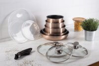 Berlinger Haus BH/1591 Alumínium Edénykészlet Levehető nyéllel - Rosegold ( 12 részes)