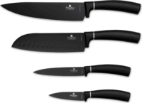 Berlinger Haus BH/2893A Rozsdamentes acél késkészlet 4 darabos - Fekete