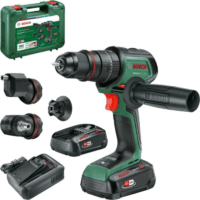 Bosch 8V-80 QuickSnap Akkus fúró-csavarozó adapterrekkel + 2x 18V Akkumulátor + Koffer