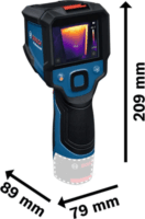Bosch GTC 12V-450-13 Professional Akkus Hőkamera tokban (256x192 Pixel / -20 +450°C)