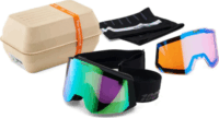 100percent SNOWCRAFT HiPER Green Mirror Lens UV400 Síszemüveg - Fekete/Zöld