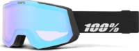 100percent SNOWCRAFT HiPER Silver Mirror Lens UV400 Síszemüveg - Fekete/Ezüst
