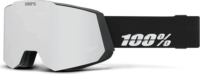 100percent SNOWCRAFT HiPER Silver Mirror Lens UV400 Síszemüveg - Fekete/Ezüst
