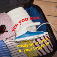 Russel Hobbs 22470-56/RH Travel utazó vasaló 830W - Kék/Fehér