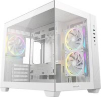 DeepCool CG330 3F WH Mini Tower Számítógépház + 3db 120mm ventilátor - Fehér