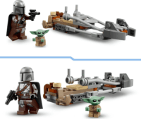 LEGO 75436 Star Wars - A mandalóri és Grogu a speeder bike-jukon