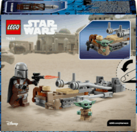 LEGO 75436 Star Wars - A mandalóri és Grogu a speeder bike-jukon
