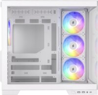 Silentware View A-RGB Midi Torony Számítógépház + 4db 120mm ventilátor - Fehér