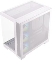 Silentware View A-RGB Midi Torony Számítógépház + 4db 120mm ventilátor - Fehér