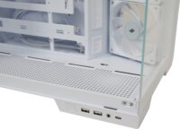 Silentware View A-RGB Midi Torony Számítógépház + 4db 120mm ventilátor - Fehér