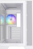 Silentware View A-RGB Midi Torony Számítógépház + 4db 120mm ventilátor - Fehér