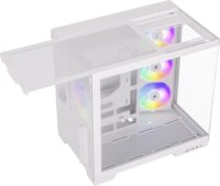 Silentware View A-RGB Midi Torony Számítógépház + 4db 120mm ventilátor - Fehér