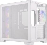 Silentware View A-RGB Midi Torony Számítógépház + 4db 120mm ventilátor - Fehér