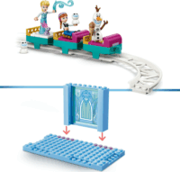 LEGO 43281 Disney - Elsa hercegnő szánkózása a Jégpalota körül
