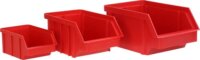 Stalflex BIN-M-R Tároló doboz M méret - Piros