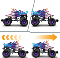 LEGO 42220 Technic - Monster Jam Sparkle Smash autó visszahúzós motorral