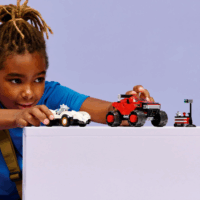 LEGO 77118 Sonic a Sündisznó Silver autója vs. Knuckles szörnyeteg teherautója