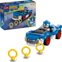 LEGO 77117 Sonic - Sonic a sündisznó - Speedster Lightning autó