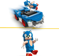 LEGO 77117 Sonic - Sonic a sündisznó - Speedster Lightning autó