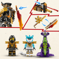 LEGO 71854 Ninjago - Cole akciórobotja és Zane sárkánya