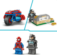 LEGO 11206 Marvel - Pókember és szuperbarátai motoron az orrszarvú ellen