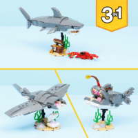 LEGO 31381 Creator - 3az 1ben Vadcápa kincsesládával építőjáték