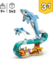 LEGO 31385 Creator - 3 az 1-ben tengeri élőlények Gyönyörű delfinek