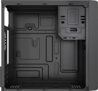 Gembird Fornax K400 Midi Torony Számítógépház + 1db 120mm ventilátor - Fekete