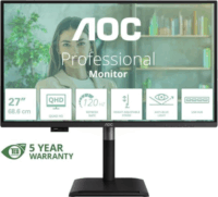 AOC 27" Q27P4U Pro 16:9 QHD IPS LED Monitor - Fekete