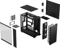 Fractal Design North XL Momentum Edition Midi Tower Számítógépház + 3db 140mm ventilátor - Fekete