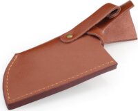 Zassenhaus Keeper Rozsdamentes acél Séfkés bőrtokban 12 cm - Ezüst